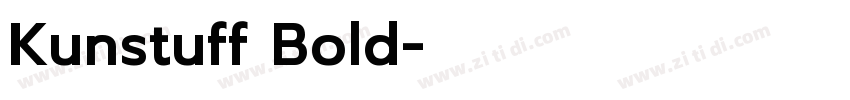 Kunstuff Bold字体转换